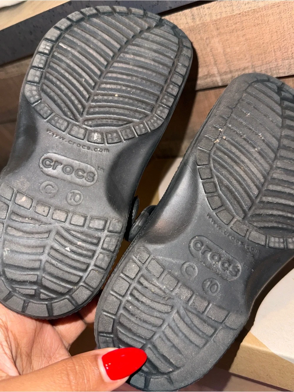 CROCS Kids Classic Black Clogs